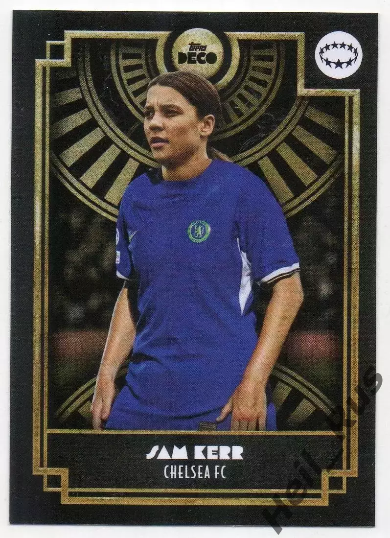 Футбол. Карточка Sam Kerr/Саманта Сэм Керр (Челси) Лига Чемпионов 2023-24 TOPPS