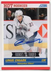 Карточка автограф Линус Умарк Эдмонтон, Салават Юлаев, Динамо Москва НХЛ/NHL/КХЛ