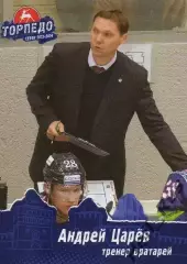 Хоккей. Карточка тренер Андрей Царев (Торпедо Нижний Новгород) КХЛ сезон 2013/14