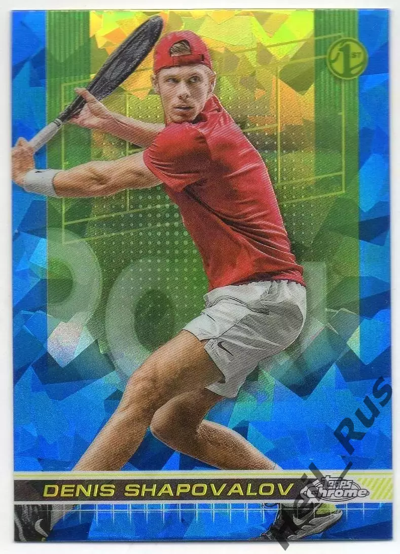 Теннис. Карточка Denis Shapovalov/Денис Шаповалов (Канада) 2024 TOPPS