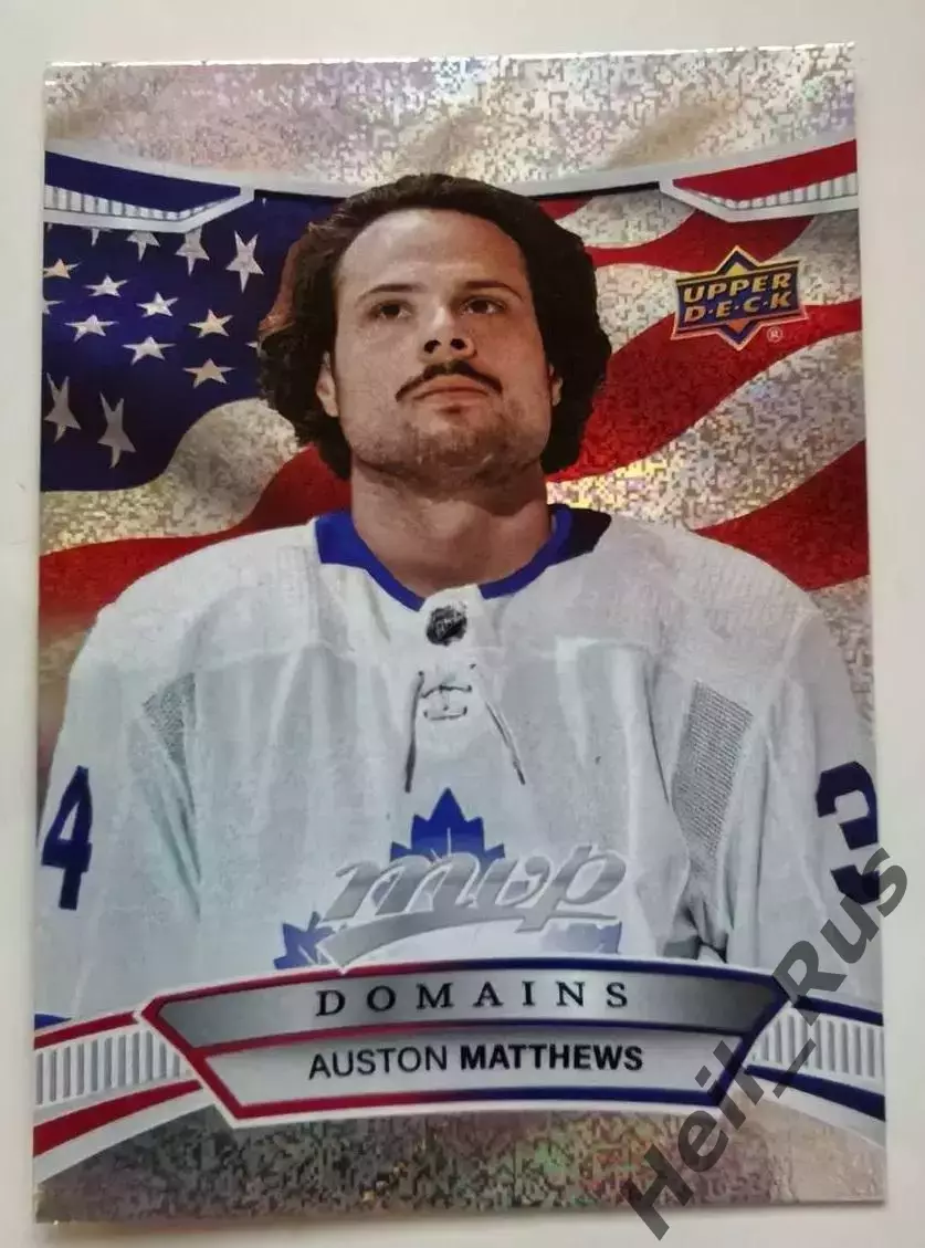 Карточка Auston Matthews/Остон Мэттьюс Toronto Maple Leafs/Торонто, США НХЛ/NHL