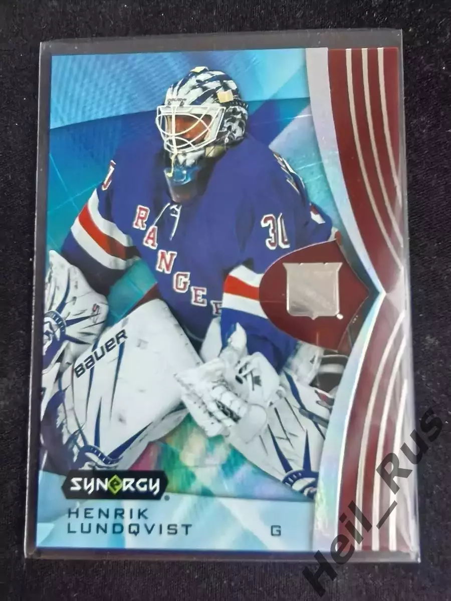 Карточка Lundqvist/Хенрик Лундквист New York Rangers/Нью-Йорк Рейнджерс NHL НХЛ