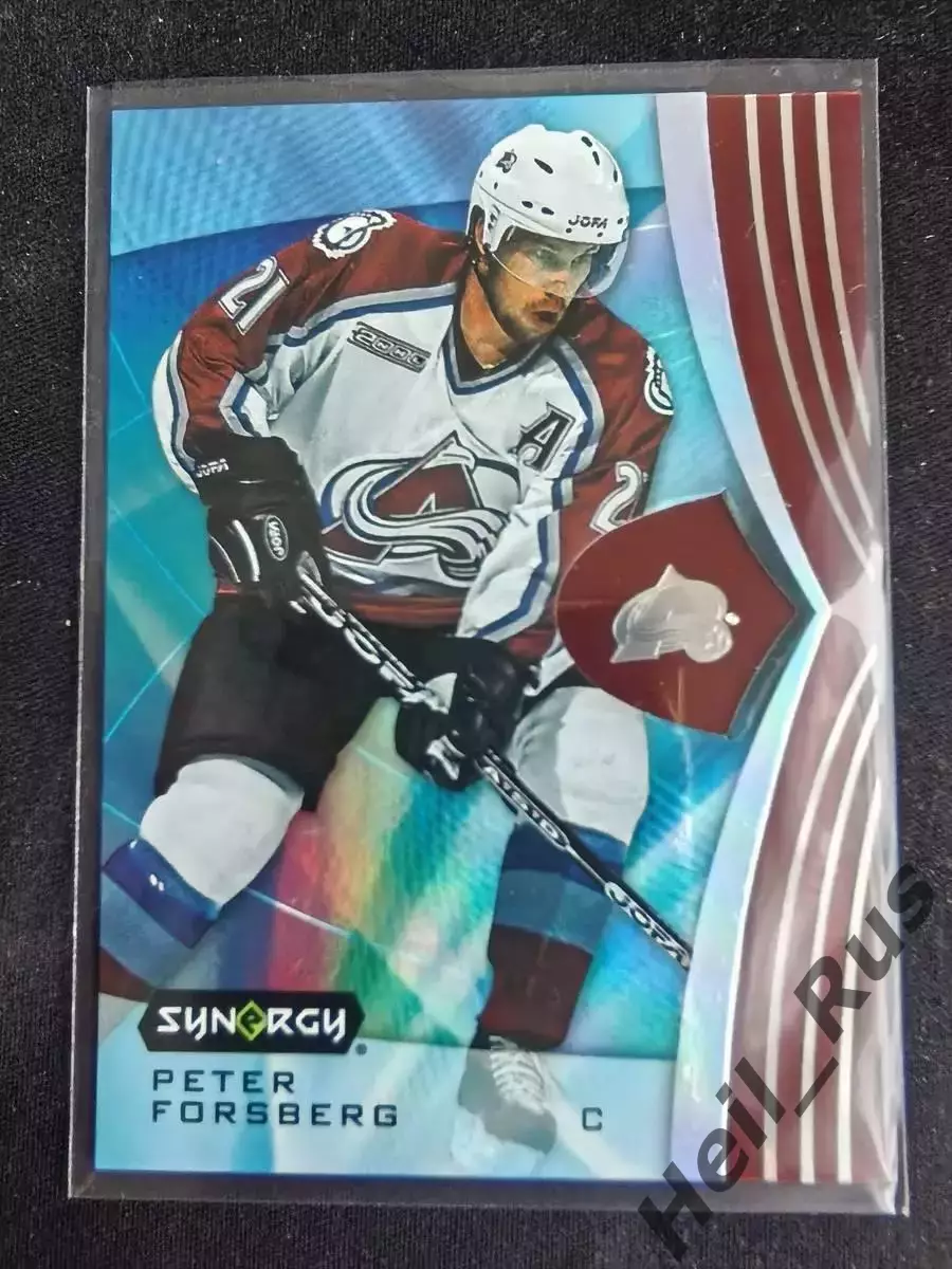 Карточка Peter Forsberg / Петер Форсберг (Colorado Avalanche/Колорадо) НХЛ/NHL