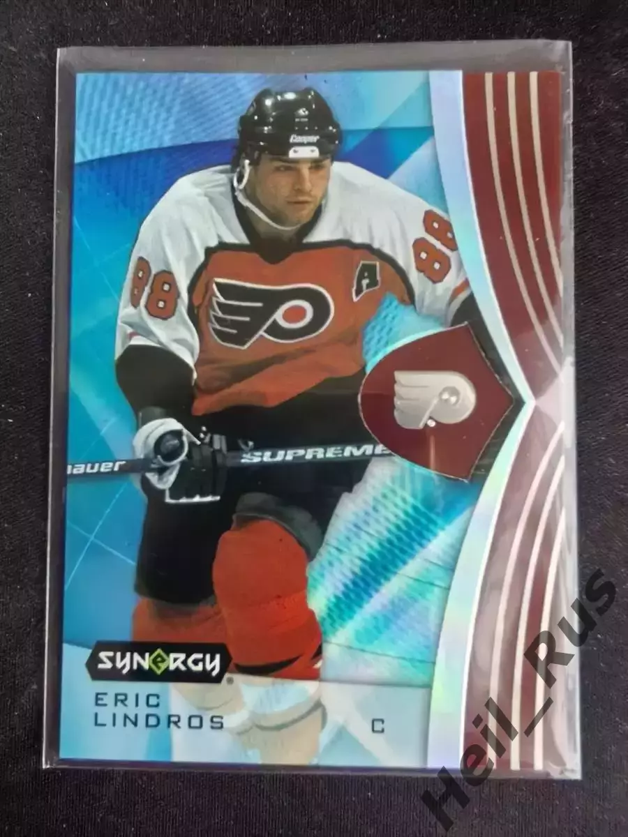 Карточка Eric Lindros/Эрик Линдрос (Philadelphia Flyers/Филадельфия) НХЛ/NHL