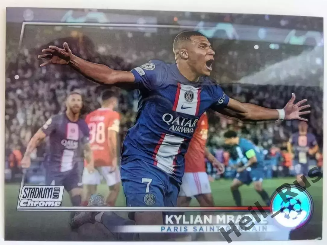 Карточка Килиан Мбаппе Пари Сен-Жермен/ПСЖ, Реал Мадрид Лига Чемпионов 2022/23