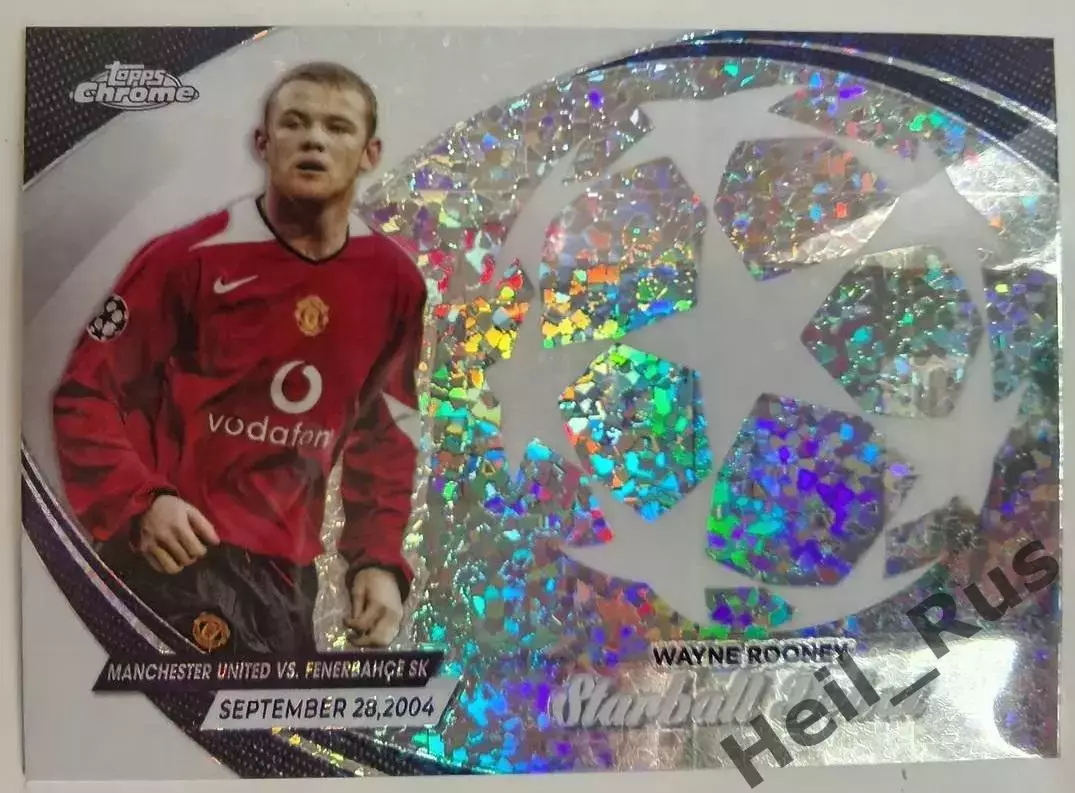 Карточка Уэйн Руни Манчестер Юнайтед/Эвертон/Дерби Каунти Лига Чемпионов 2023-24
