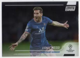 Футбол. Карточка Лионель Месси Пари Сен-Жермен, Барселона Лига Чемпионов 2021-22