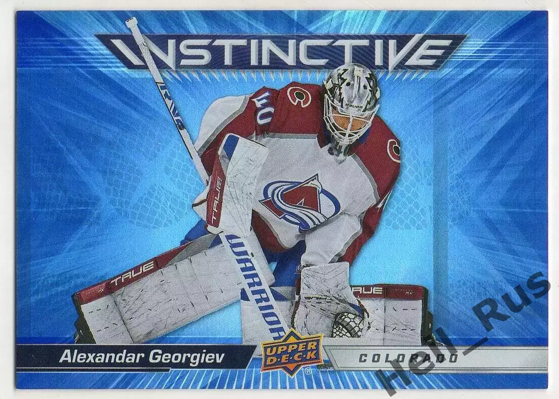 Карточка Александр Георгиев (Colorado Avalanche/Колорадо, Спартак/Химик) НХЛ/КХЛ