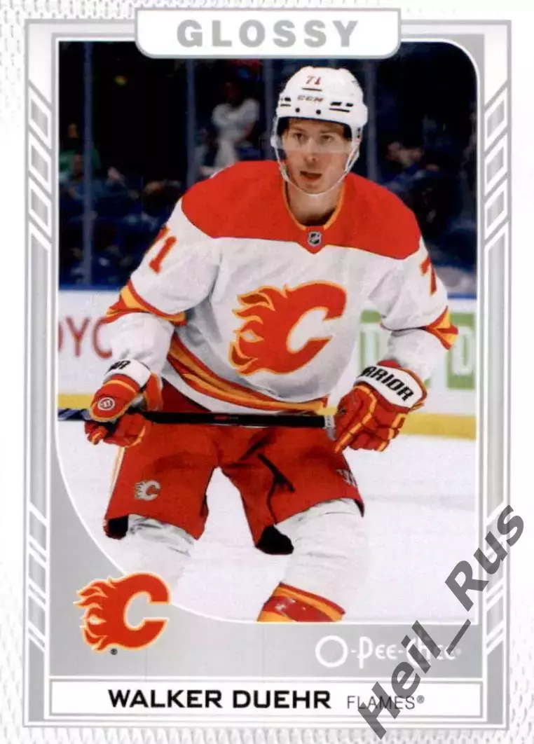Хоккей. Карточка Walker Duehr/Уокер Дюр (Calgary Flames/Калгари Флэймз) НХЛ/NHL