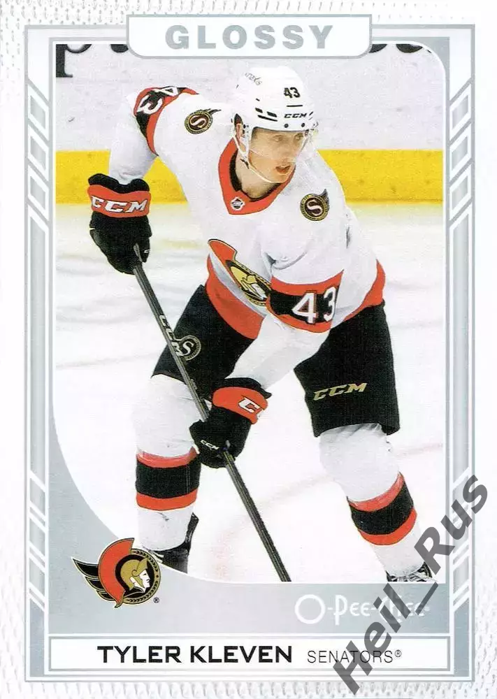 Карточка Tyler Kleven/Тайлер Клевен (Ottawa Senators/Оттава Сенаторз) НХЛ/NHL