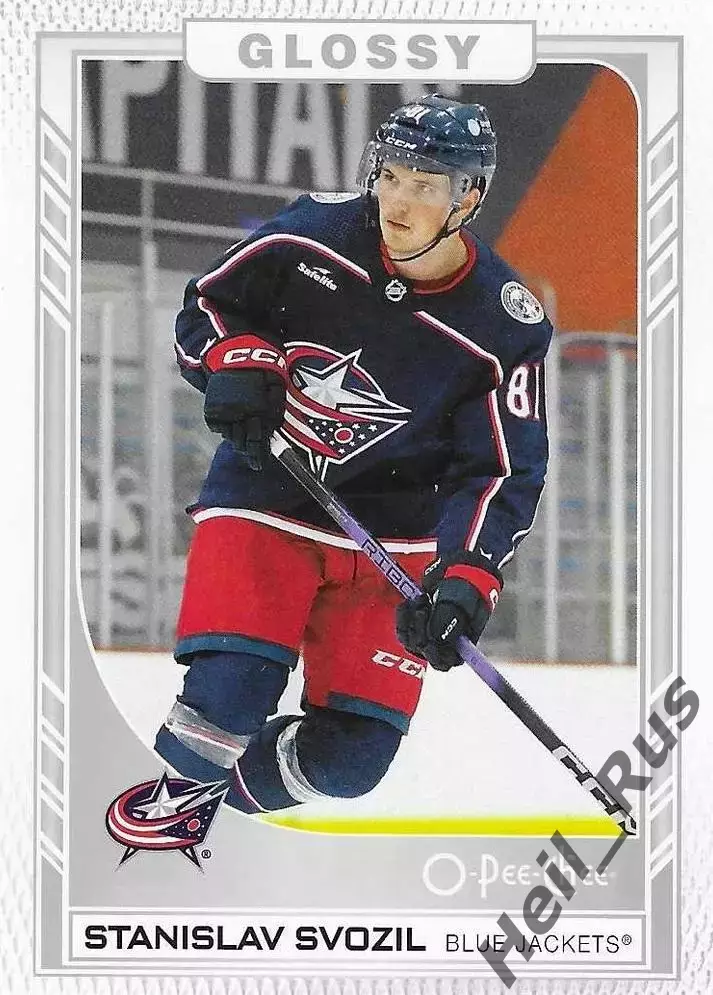 Хоккей. Карточка Svozil/Станислав Свозил Columbus Blue Jackets/Коламбус НХЛ/NHL