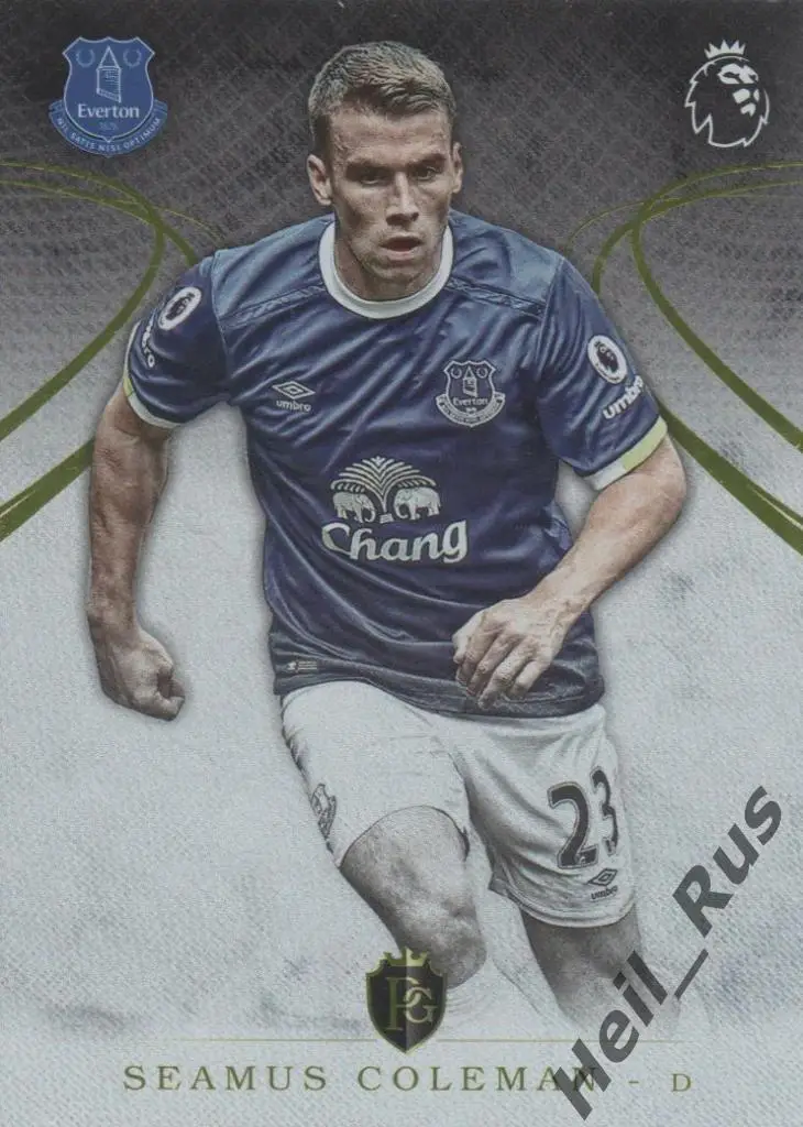 Футбол. Карточка Seamus Coleman / Шеймус Коулман (Everton / Эвертон) АПЛ 2016-17