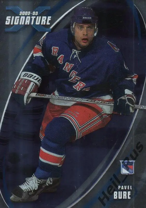 Карточка Павел Буре (New York Rangers/Рейнджерс, ЦСКА, Спартак Москва) НХЛ/NHL