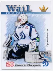 Хоккей. Карточка вратарь Александр Черепенин Динамо Москва КХЛ/KHL сезон 2010/11