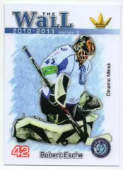 Хоккей. Карточка вратарь Роберт Эш (Динамо Минск) КХЛ/KHL сезон 2010/11