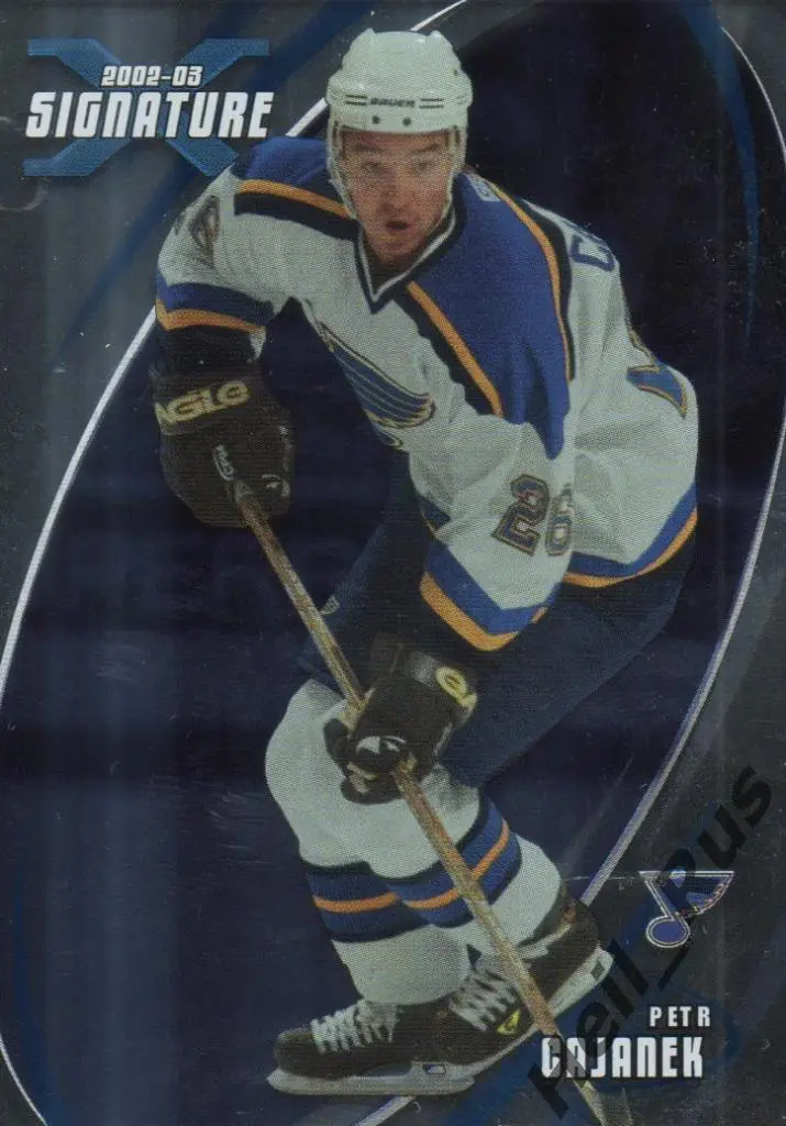 Хоккей Карточка Петр Чаянек St. Louis Blues, Ак Барс, СКА, Динамо Москва НХЛ/КХЛ