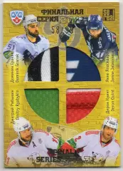 Карточка Граняк/Яласваара/Рябыкин/Куинт (Динамо Москва/Трактор Челябинск) КХЛ