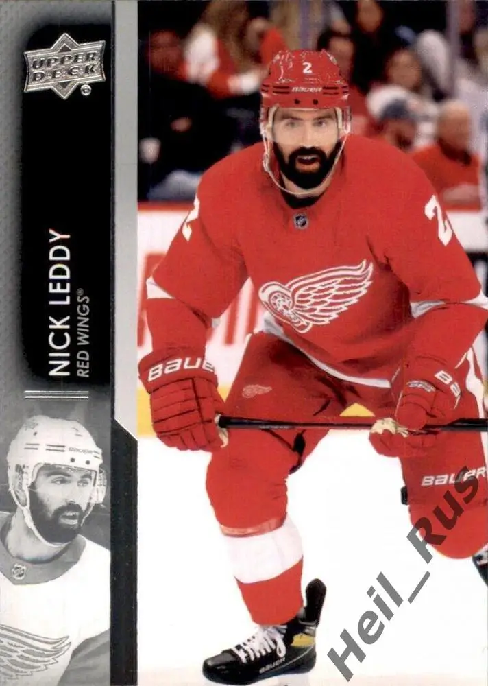 Хоккей Карточка Nick Leddy/Ник Ледди Detroit Red Wings/Детройт Ред Уингз НХЛ/NHL