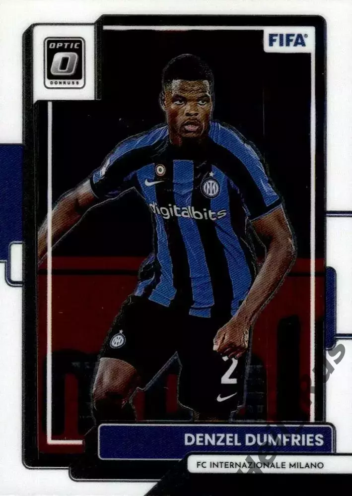 Футбол Карточка Denzel Dumfries/Дензел Дюмфрис Интернационале/ПСВ Panini 2022-23
