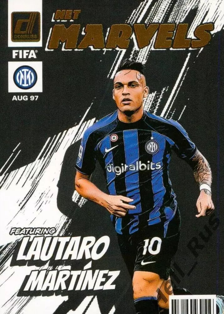 Футбол; Карточка Lautaro Martinez/Лаутаро Мартинес Интернационале Panini 2022-23