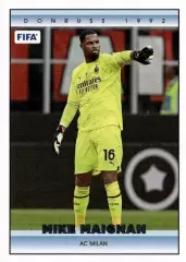 Футбол. Карточка Mike Maignan/Майк Меньян (Милан, Лилль) Panini/Панини 2022-23