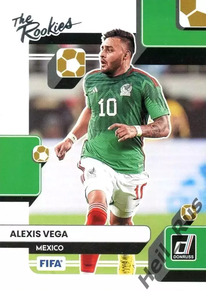 Футбол. Карточка Alexis Vega/Алексис Вега (Mexico/Мексика) Panini/Панини 2022-23