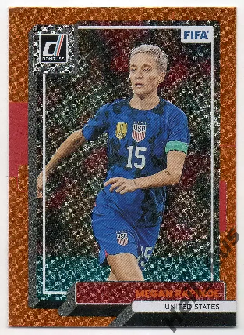 Футбол. Карточка Megan Rapinoe / Меган Рапино (USA/США) Panini/Панини 2022-23