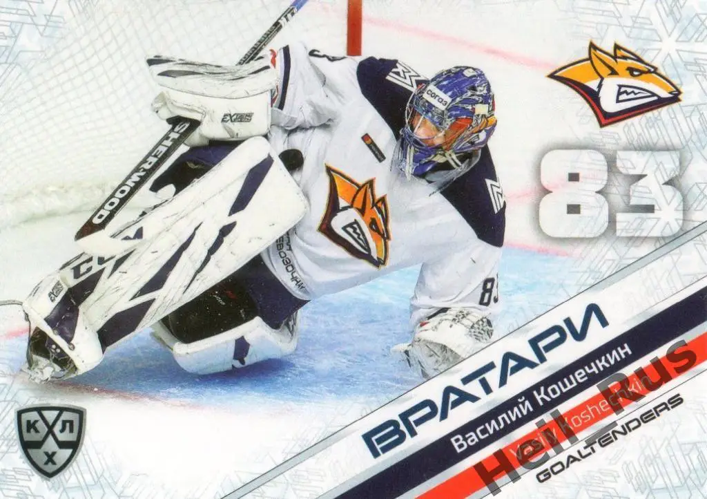 Хоккей Карточка Василий Кошечкин Металлург Магнитогорск КХЛ сезон 2020/21 SeReal