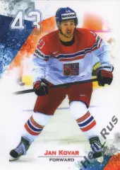 Хоккей. Карточка Jan Kovar/Ян Коварж (Чехия/Металлург Магнитогорск) КХЛ/KHL 2017