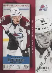 Хоккей. Карточка Gabriel Landeskog/Габриэль Ландескуг Colorado Avalanche НХЛ/NHL