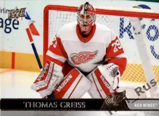Хоккей. Карточка Thomas Greiss/Томас Грайсс (Detroit Red Wings/Детройт) НХЛ/NHL