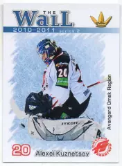 Хоккей. Карточка Алексей Кузнецов Авангард Омская область КХЛ/KHL сезон 2010/11