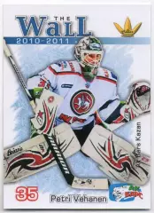 Хоккей. Карточка вратарь Петри Веханен (Ак Барс Казань) КХЛ/KHL сезон 2010/11
