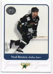 Хоккей. Карточка Neal Broten / Нил Бротен (Dallas Stars / Даллас Старз) НХЛ/NHL