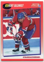 Карточка Brent Gilchrist/Брент Гилкрист (Montreal Canadiens/Монреаль) НХЛ/NHL