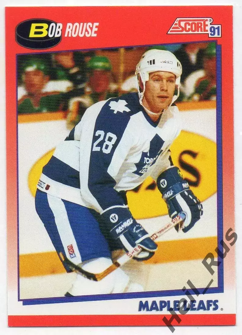 Карточка Bob Rouse/Роберт Роуз (Toronto Maple Leafs/Торонто Мейпл Лифс) НХЛ/NHL