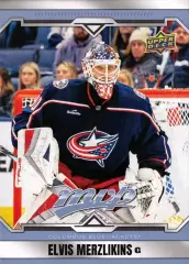 Карточка Elvis Merzlikins/Элвис Мерзликин Columbus Blue Jackets/Коламбус NHL НХЛ