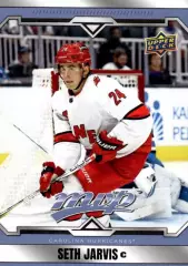 Хоккей; Карточка Seth Jarvis/Сет Джарвис (Carolina Hurricanes/Каролина) НХЛ/NHL