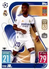 Футбол. Карточка Винисиус Жуниор (Реал Мадрид, Фламенго) Лига Чемпионов 2021-22