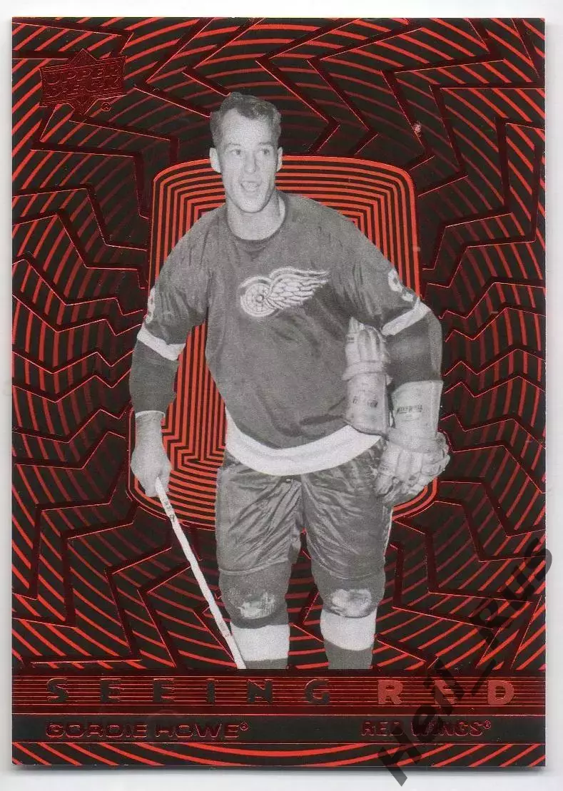 Карточка Gordie Howe / Горди Хоу (Detroit Red Wings / Детройт Ред Уингз) НХЛ/NHL