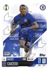 Карточка Мойсес Кайседо Челси, Брайтон энд Хоув Альбион Лига Конференций 2024-25