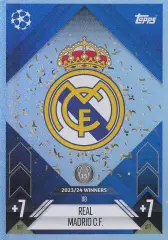 Футбол. Карточка Логотип Real Madrid CF/Реал Мадрид Лига Чемпионов 2024-25 TOPPS