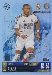 Футбол. Карточка Давид Алаба (Реал Мадрид/Бавария Мюнхен) Лига Чемпионов 2024-25