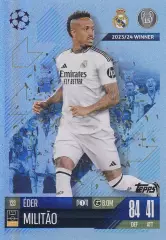 Футбол. Карточка Эдер Милитао (Реал Мадрид, Порту) Лига Чемпионов 2024-25 TOPPS