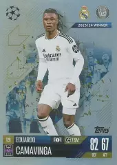 Футбол. Карточка Эдуарду Камавинга (Реал Мадрид) Лига Чемпионов 2024/25 TOPPS