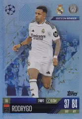 Футбол. Карточка Rodrygo/Родриго Реал Мадрид/Сантос Лига Чемпионов 2024-25 TOPPS