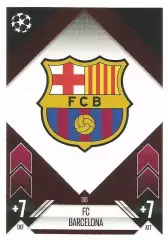 Футбол. Карточка Логотип FC Barcelona / Барселона Лига Чемпионов 2024-25 TOPPS