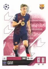 Футбол. Карточка Gavi/Гави (FC Barcelona/Барселона) Лига Чемпионов 2024-25 TOPPS