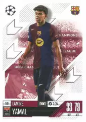 Футбол. Карточка Lamine Yamal/Ламин Ямаль Барселона Лига Чемпионов 2024-25 TOPPS