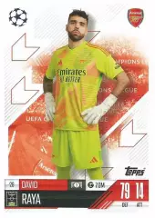 Футбол. Карточка Давид Райя (Арсенал, Брентфорд) Лига Чемпионов 2024-25 TOPPS